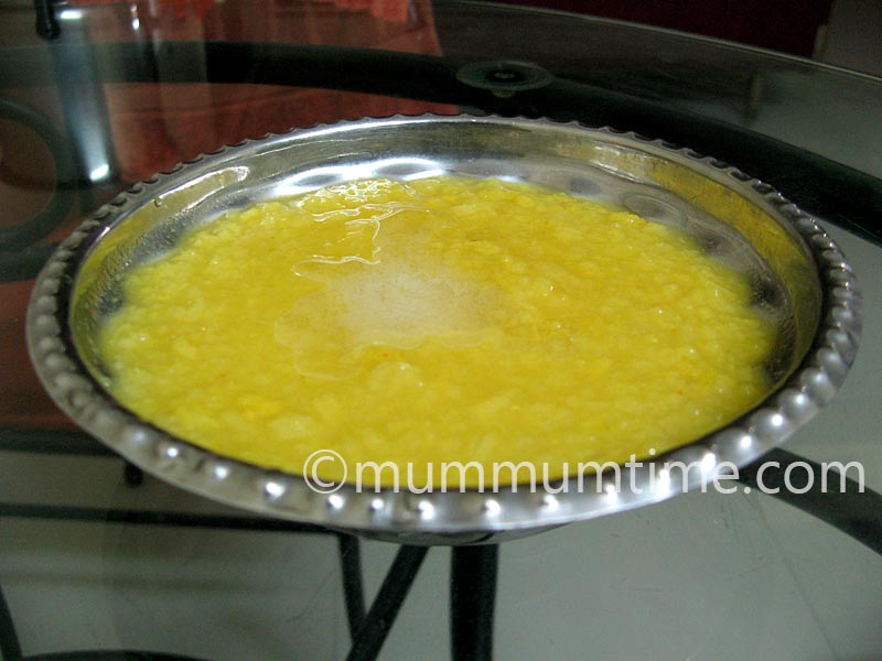 Moong Dal Rice Recipe for Babies, toddlers