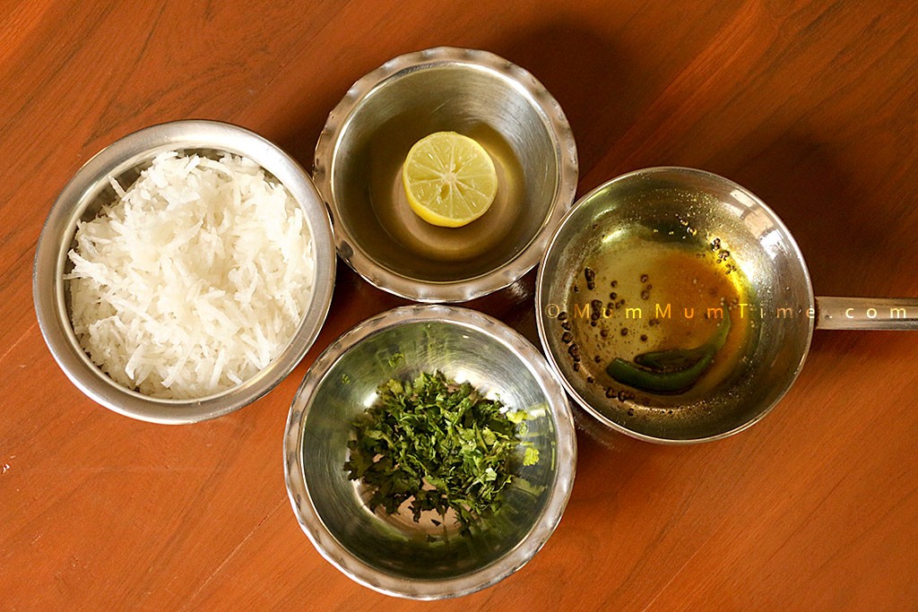Mooli Kachumber (White Radish Indian Salad) Recipe - Ingredients