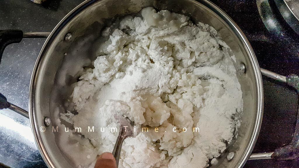 Making the Rice Dough (Ukad)