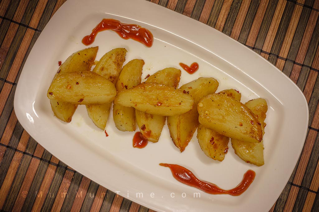 Honey-glazed Potato Wedges Recipe